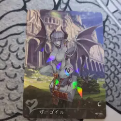 Monster Girl Encyclopedia Gargoyle Anime Waifu ACG Card Doujin Shatterfoil - Image 1