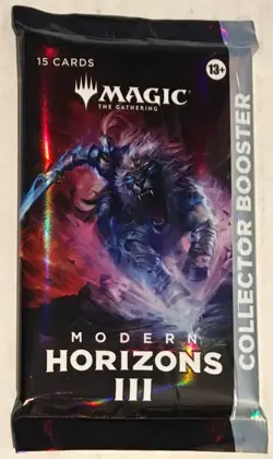 2024 Factory Sealed Magic MTG Modern Horizons 3 III Collector Booster Pack - Image 1
