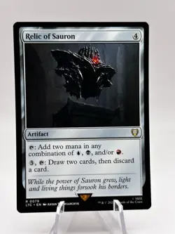 Relic Of Sauron 0079 Commander Lord of the Rings LTC MTG NM - Image 1