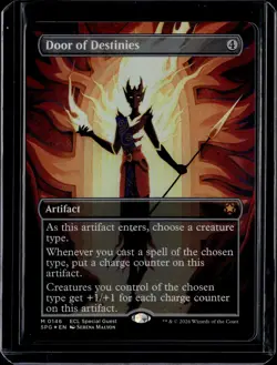 Door of Destinies (Borderless) - 146 - Foil - SPG - NM - MTG Magic the Gathering - Image 1