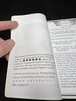 Magic The Gathering 1st Ed 1st Print Pocket Players Guide Paperback 1-5 - Image 4