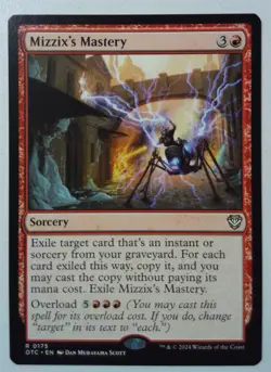 Mizzix's Mastery *Rare* Magic MtG x1 OTC Commander Outlaws - Image 1