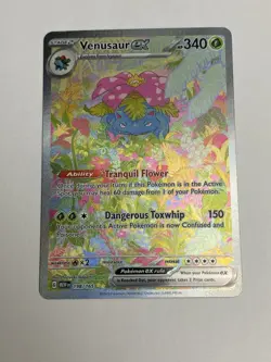 Pokemon TCG Venusaur EX Scarlet & Violet 151 Card 198/165 SIR NM - Image 1