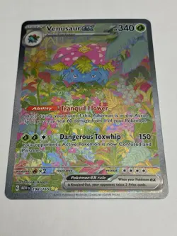 Pokemon TCG Venusaur EX Scarlet & Violet 151 Card 198/165 SIR NM - Image 4