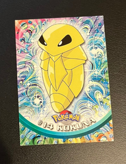 1999 Topps Pokemon Blue Logo TV Animation Edition Kokuna #14 - Image 1