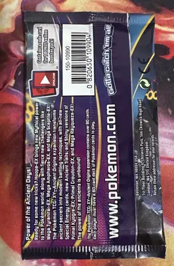 POKEMON XY ANCIENT ORIGINS Sealed 10-Card BOOSTER PACK (Rayquaza Art) - Image 2