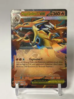 Pokemon TCG Mega Charizard Y EX 030 Black Star Promo Ascended Heroes NM - Image 1