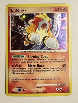 Entei 4/132 - Secret Wonders - Holo Pokemon Card LP - Image 1