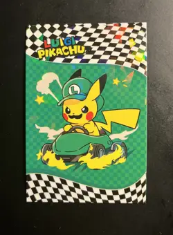 Luigi Pikachu - Cracked Ice Holo - Electric Pikachu Database - Pokemon Peru - Image 1