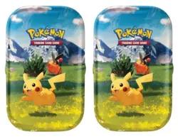 2X Pokemon Mega Evolution Ascended Heroes Mini Tin Pikachu English New In-Hand - Image 1