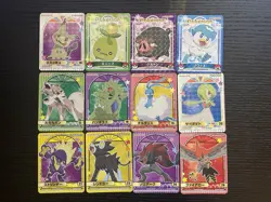 Marumiya Pokemon Sticker Seal set of 12 Holo - Image 1