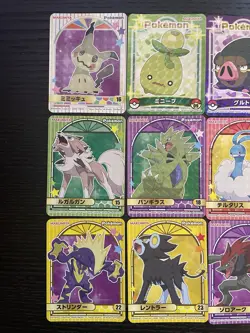 Marumiya Pokemon Sticker Seal set of 12 Holo - Image 2