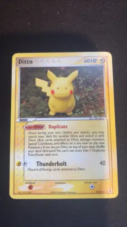 Pokemon Ditto EX Delta Species 39/113 60 HP 40 Attack 2005 Nintendo - Image 1