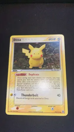 Pokemon Ditto EX Delta Species 39/113 60 HP 40 Attack 2005 Nintendo - Image 2