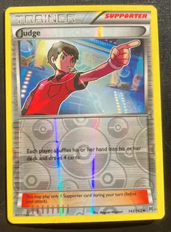 Judge 143/162 Pokemon Breakthrough Reverse Holo Uncommon TCG LP - Image 1