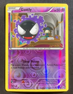 Gastly 58/162 Pokemon Breakthrough Reverse Holo Common TCG LP - Image 1