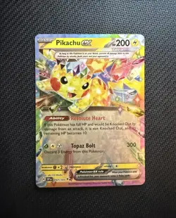 Pikachu Ex 57/191 Double Rare Pokemon Surging Sparks - Image 1