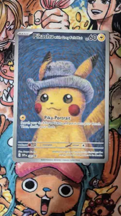 Pokemon TCG Van Gogh Promo: Pikachu with Grey Felt Hat 085 Scarlet & Violet *NM* - Image 1