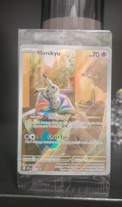Pokemon Mimikyu SVP EN 075 Sealed Black Star Promo – Paldean Fates ETB - Image 3