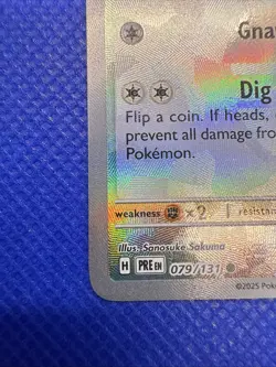 2025 Pokemon PRISMATIC EVOLUTIONS DUNSPARCE POKEBALL HOLO 79/131 PACK FRESH - Image 5