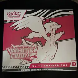 Pokemon Scarlet & Violet White Flare Elite Trainer Box Booster Promo - Image 1