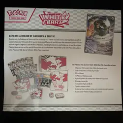 Pokemon Scarlet & Violet White Flare Elite Trainer Box Booster Promo - Image 2
