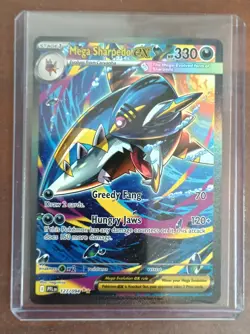 Pokemon TCG Mega Evolution Phantasmal Flames Mega Sharpedo Ex - Image 1