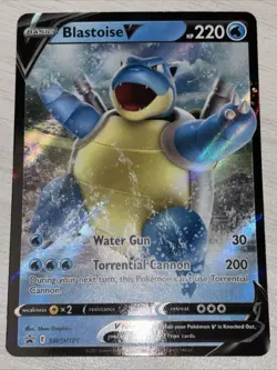 Blastoise V SWSH101 Black Star Promo Pokemon TCG Sword & Shield HOLO - NM - Image 1