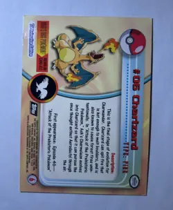 Pokemon TCG, Charizard, Topps, #06, Rainbow, MP - Image 2