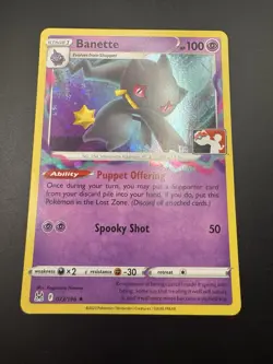 Banette 073/196 Prize Pack Series 3/Lost Origin Pokemon TCG Clean Cosmo Holo NM - Image 4