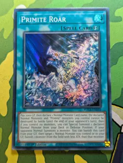 ROTA-EN059 Primite Roar Super Rare 1st Edition YuGiOh - Image 1