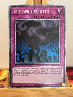 Ruf Der Gejagten RA03-DE108 Platinum Secret Rare Deutsch NM YUGIOH - Image 1