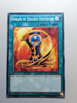 Yugioh YGLD-ENC34 Emblem Of Dragon Destroyer NM - Image 1