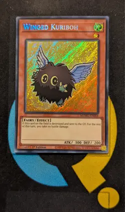 MZMU-EN064 Winged Kuriboh Chibi Art Secret Rare 1st Ed YuGiOh - Image 1