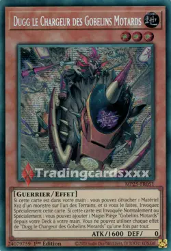 Yu-Gi-Oh! Dugg le Chargeur des Gobelins Motards : PSE MP25-FR051 - Image 1