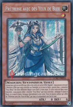 Yu-Gi-Oh! Pretresse avec des Yeux de Bleu : SE LCKC-FR016 - Image 1