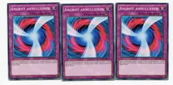 Yu-Gi-Oh! Angriff Annullieren Common Playset (3 Stuck) Set 105 - Image 1