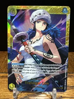 One Piece Heroine’s Edition Extra Booster Trafalgar Law EB03-062 SEC English - Image 1