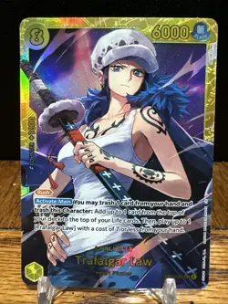 One Piece Heroine’s Edition Extra Booster Trafalgar Law EB03-062 SEC English - Image 2