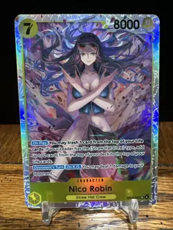 One Piece Heroine’s Edition Extra Booster Nico Robin EB03-055 SR English - Image 1