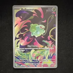 Pokemon Bulbasaur 133/132 MEG Rare Full Art Holo Basic Plant 2025 TCG Card EN - Image 1