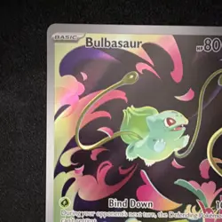 Pokemon Bulbasaur 133/132 MEG Rare Full Art Holo Basic Plant 2025 TCG Card EN - Image 4