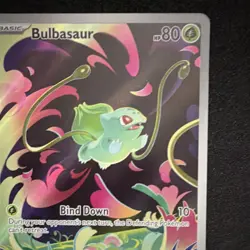 Pokemon Bulbasaur 133/132 MEG Rare Full Art Holo Basic Plant 2025 TCG Card EN - Image 5