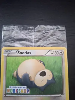 Pokemon TCG Snorlax Build a Bear Promo Card New/Sealed - Image 2