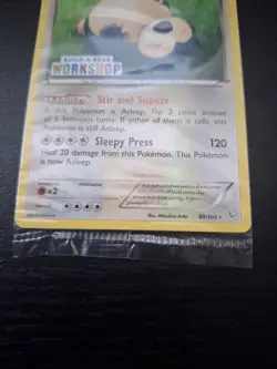 Pokemon TCG Snorlax Build a Bear Promo Card New/Sealed - Image 3