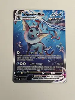 Vaporeon VMAX SWSH182 SWSH: Sword & Shield Promo Cards Holo NM - Image 1