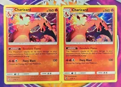 🔥2018 Pokemon Card Sun & Moon - Dragon Majesty Holo Charizard #3 Sleeved 🔥📈 - Image 1