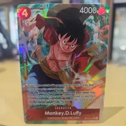Monkey D Luffy OP12-015 SR Alternate Art English One Piece Card Game - Image 1