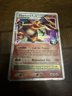 Pokemon Charizard G Lv.X Promo Holo Level Up Dragon 120 HP DP45 Card English - Image 1