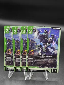 4x Gundam Dynames Foil ST07-005 NM Gundam TCG Card Game - Image 1